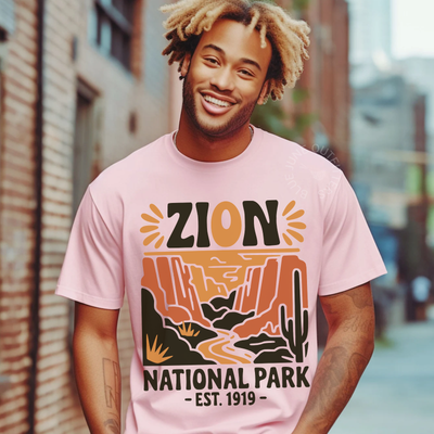 Zion National Park T-Shirt | Hiking Camping Graphic Tee