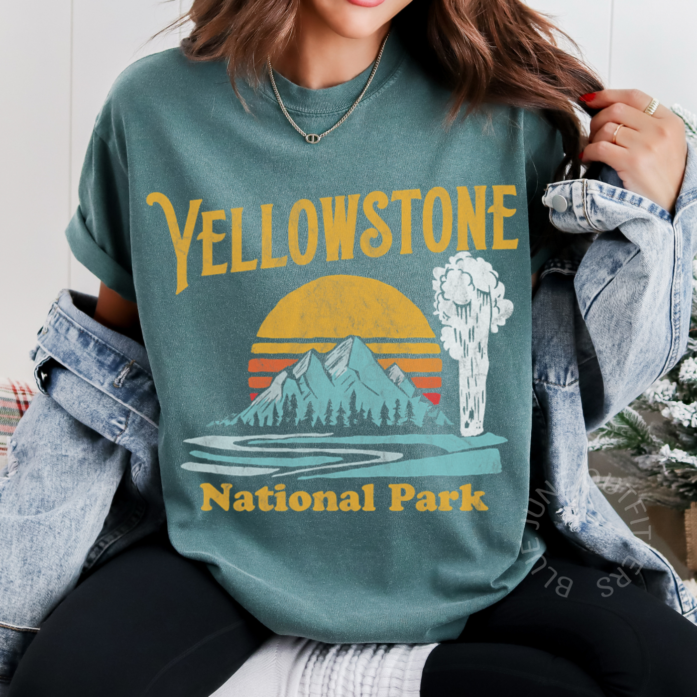 Yellowstone National Park Retro Graphic T-Shirt