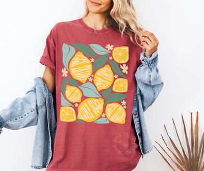 SUBTLE FDT LEMON BOTANICAL TEE | ANTI-TRUMP SHIRT