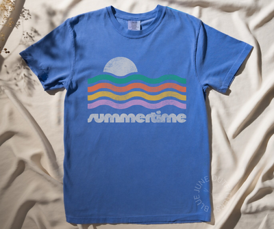 RETRO SUMMERTIME TEE | UNISEX COMFORT COLORS S-4XL