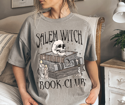 Salem Witch Book Club | Comfort Colors® Halloween Tee
