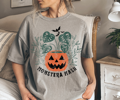 Monstera Mash | Comfort Colors® Plant Lover Halloween Tee