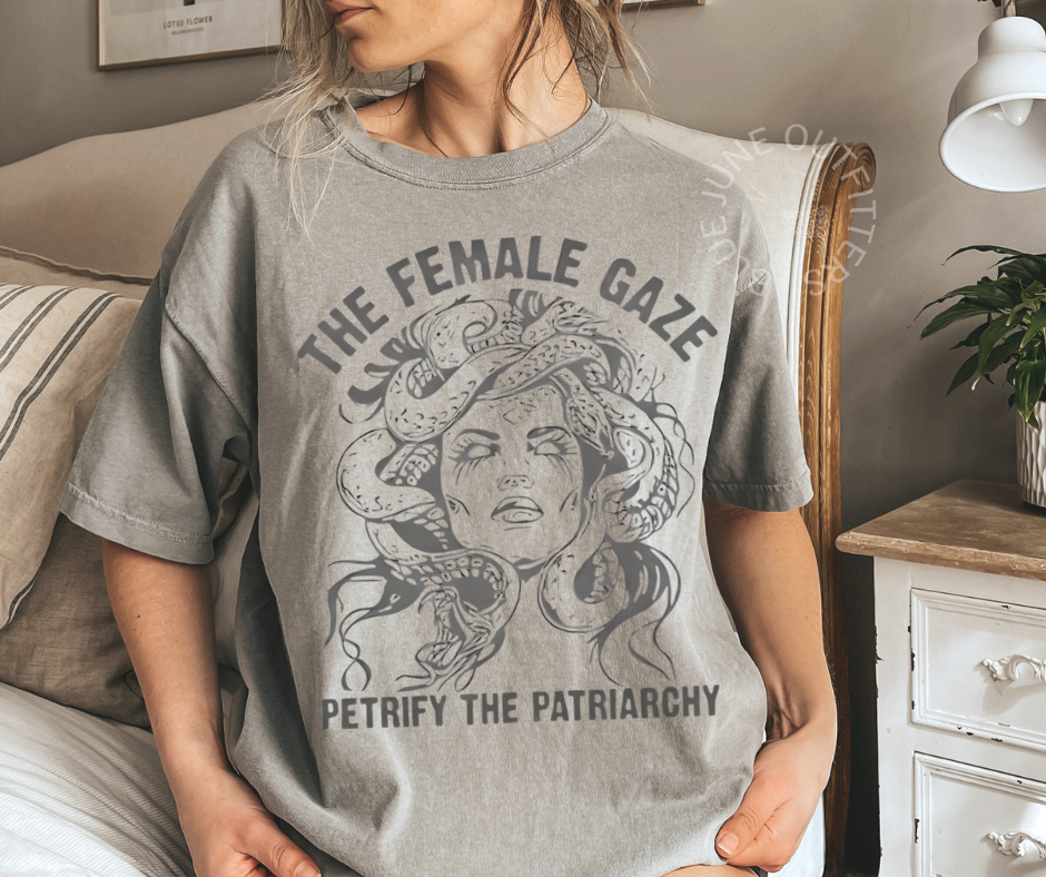 Medusa Petrify The Patriarchy | Comfort Colors® Feminist Tee