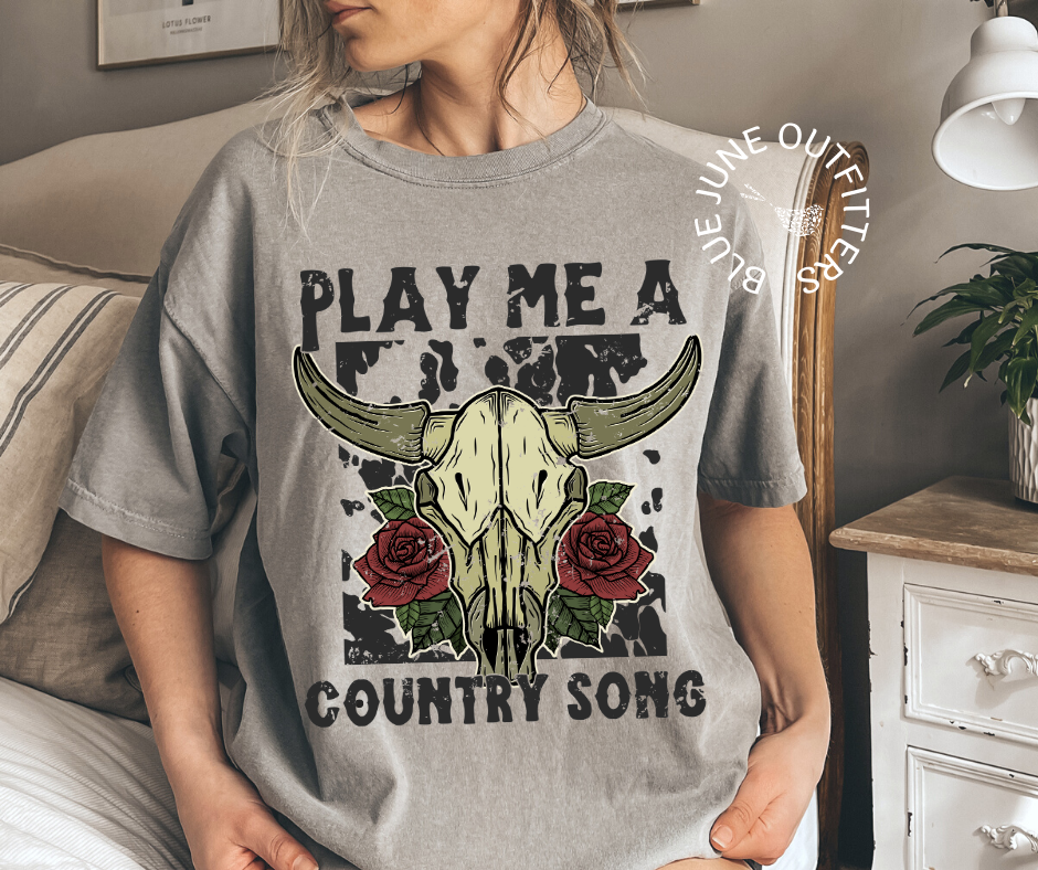 Country Music Tee | Comfort Colors® Country Western Tee