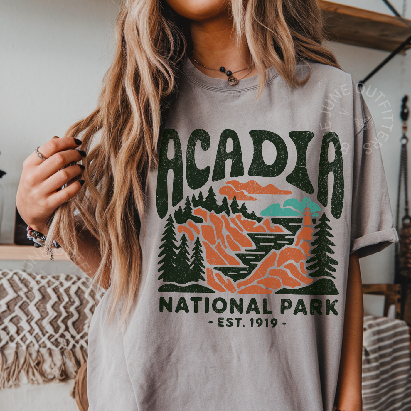 ACADIA NATIONAL PARK TEE | MAINE HIKING NATURE LOVER