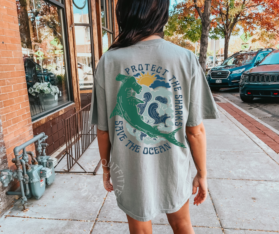 SAVE THE SHARKS PROTECT THE OCEANS | SEA LIFE TEE