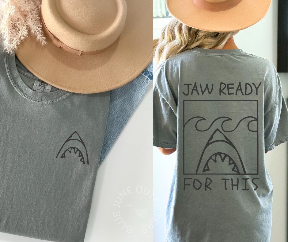 Jaw Ready For This | Comfort Colors® Funny Shark Shirt
