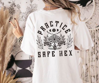 Practice Safe Hex | Comfort Colors®  Witchy Tee