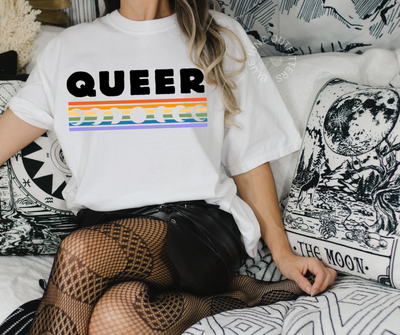 Queer Rainbow Tee | Comfort Colors® LGBTQ Shirt