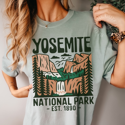 Yosemite National Park T-Shirt | Hiking Camping Graphic Tee