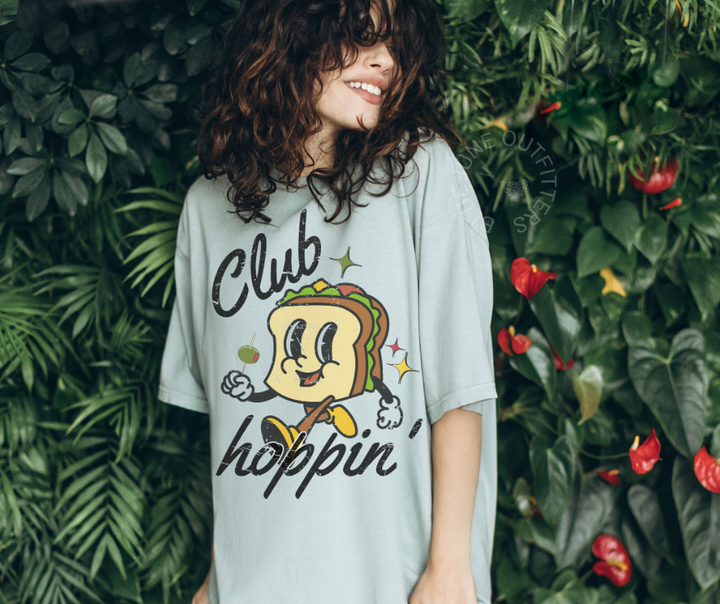 Club Hoppin' | Comfort Colors® Funny Retro Tee