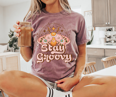 Stay Groovy Butterfly | Boho Comfort Colors® Tee
