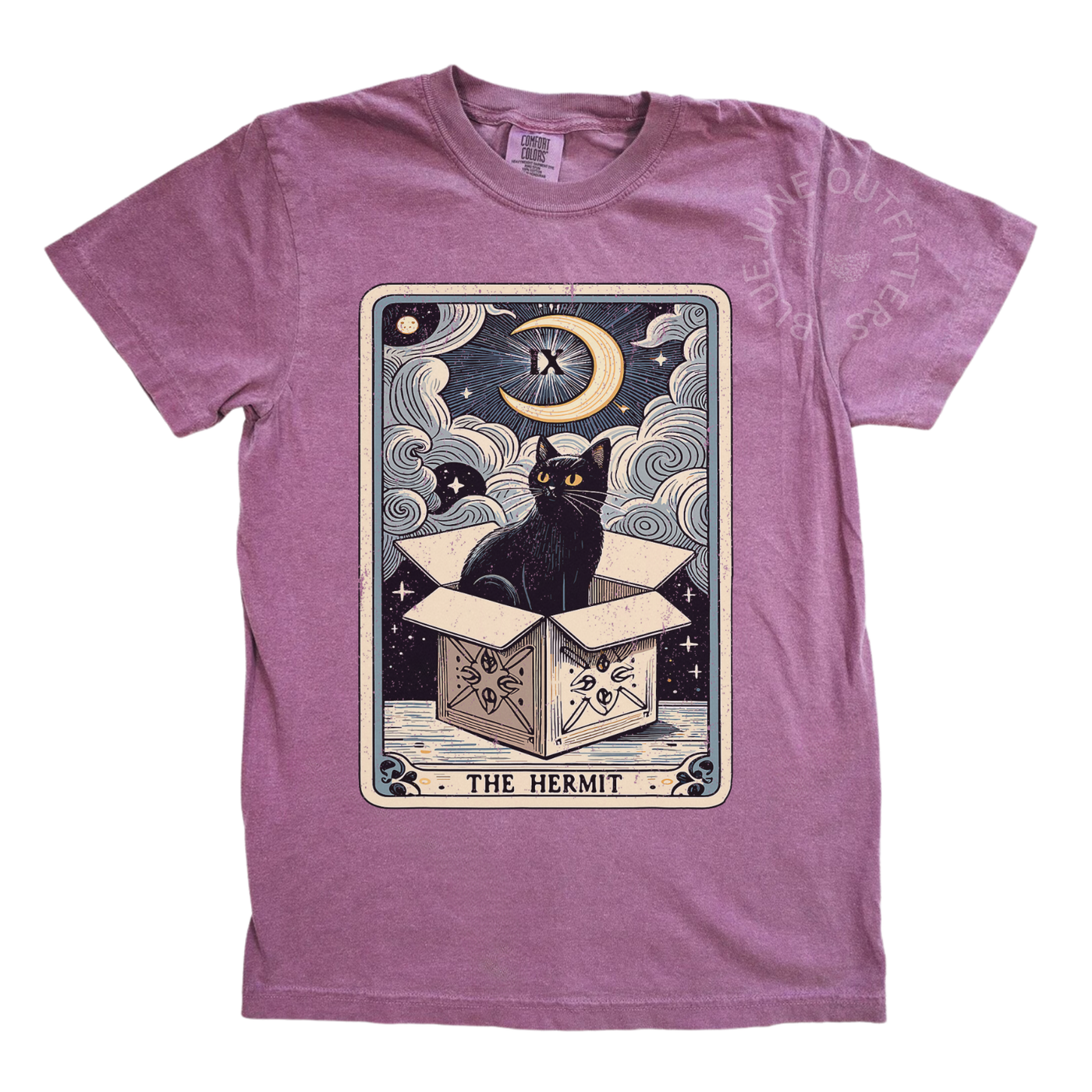 THE HERMIT CAT TAROT TEE | FUNNY WITCHY CAT SHIRT