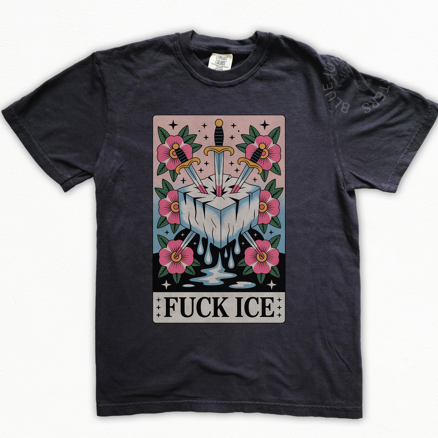 Fuck ICE Comfort Colors® T-Shirt – Rebel Punk Activist Graphic Tee