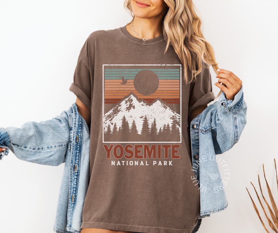 Retro Yosemite National Park | Comfort Colors® Tee