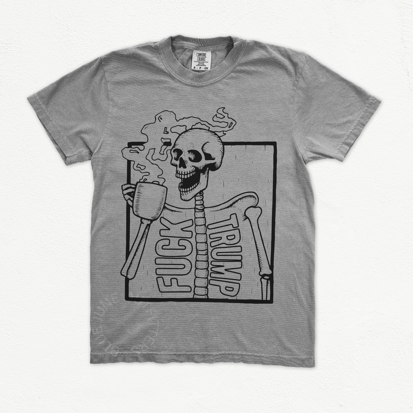 Political Skeleton Graphic Tee | Subt Anti-MAGA Shirt