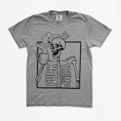 Political Skeleton Graphic Tee | Subt Anti-MAGA Shirt