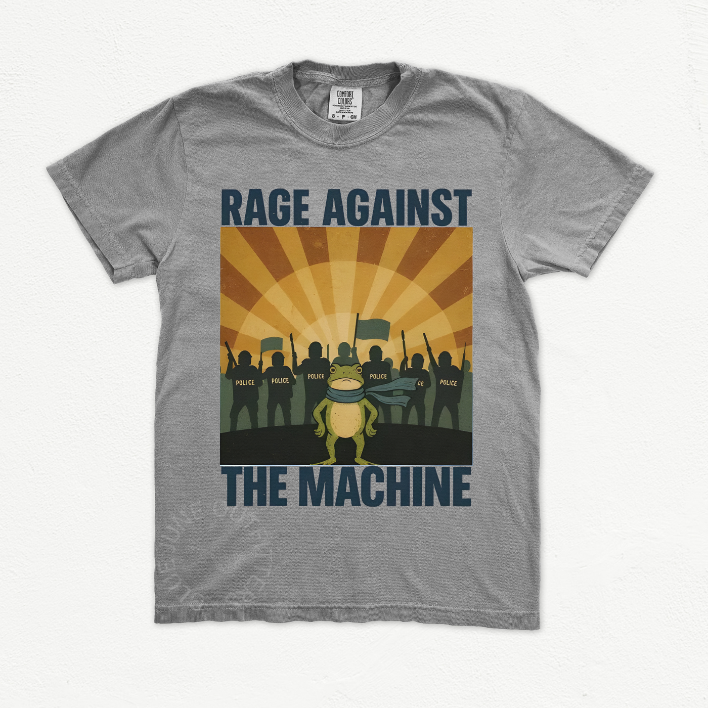 Portland Protest Frog | Pro-Democracy Graphic Shirt