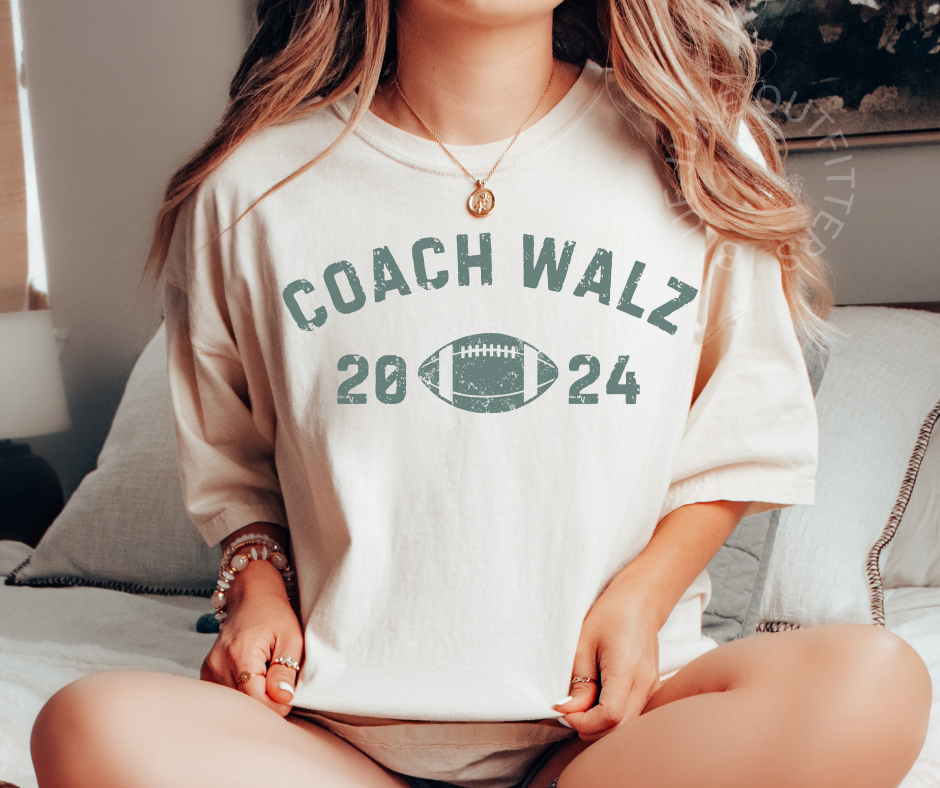 COACH WALZ 2024 | COMFORT COLORS® HARIS WALZ TEE