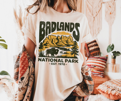 Badlands National Park Tee | Vintage South Dakota Graphic Shirt
