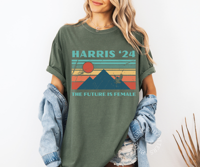 THE FUTURE IS FEMALE | COMFORT COLORS® KAMALA HARRIS TEE