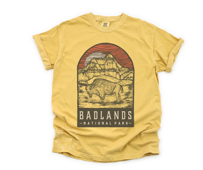 BADLANDS NATIONAL PARK | COMFORT COLORS® UTAH TEE