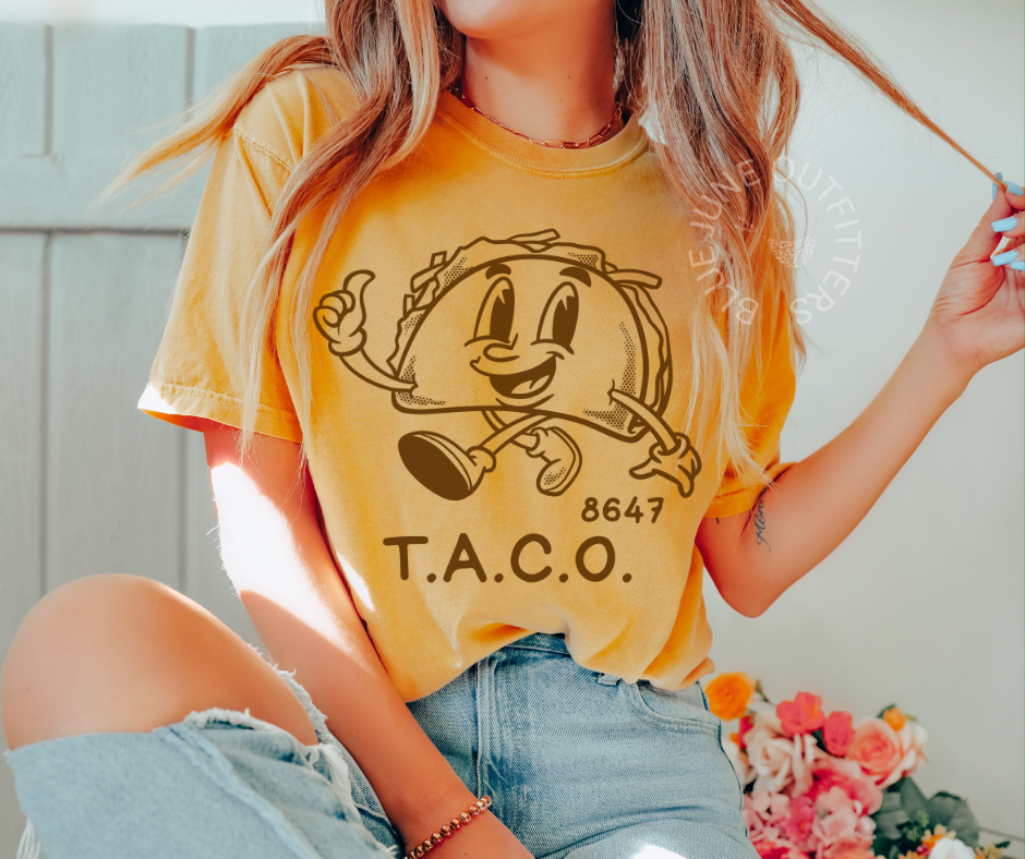 T.A.C.O. Tee – Trump Always Chickens Out