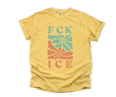 RETRO FLORAL PROTEST TEE | HIPPIE AESTHETIC FEMINIST SHIRT