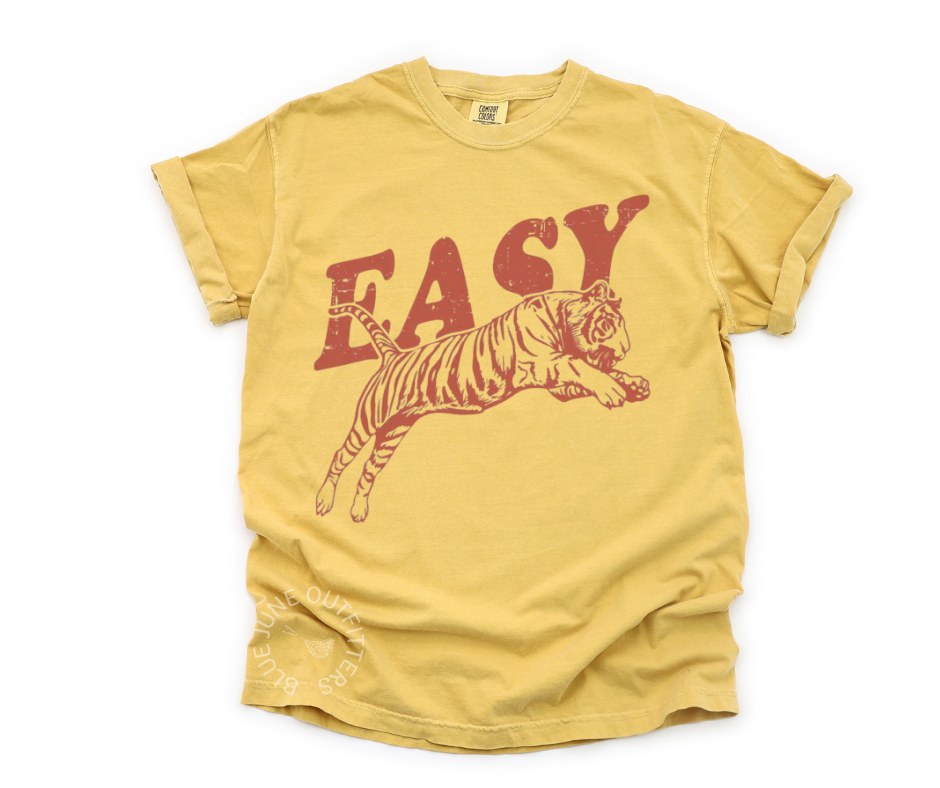 Easy Tiger Comfort Colors® T-Shirt – Retro Graphic Tee