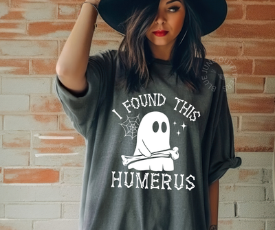 I Found This Humerus | Funny Spooky Comfort Colors® Tee