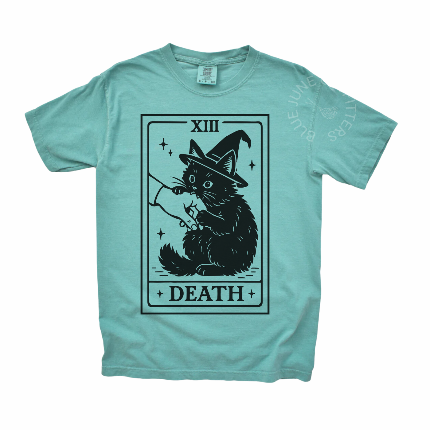 DEATH CAT TAROT TEE | FUNNY WITCHY CAT SHIRT