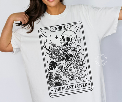 The Plant Lover Skellie Tarot | Comfort Colors® Tee