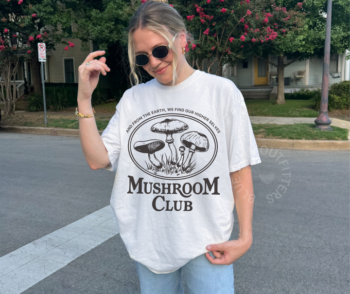 🌿 MUSHROOM CLUB TEE | GROOVY VINTAGE INSPIRED TEE