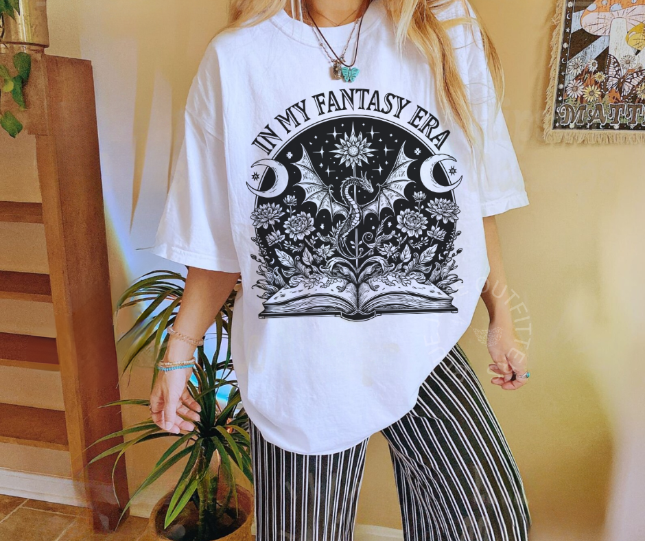 IN MY FANTASY ERA | DRAGON BOOKISH TEE