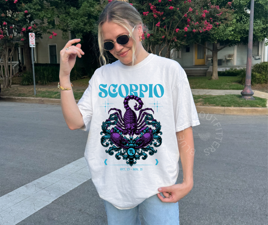 SCORPIO ZODIAC DESIGN | COMFORT COLORS® TEE