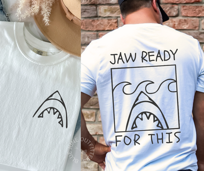 Jaw Ready For This | Comfort Colors® Funny Shark Shirt
