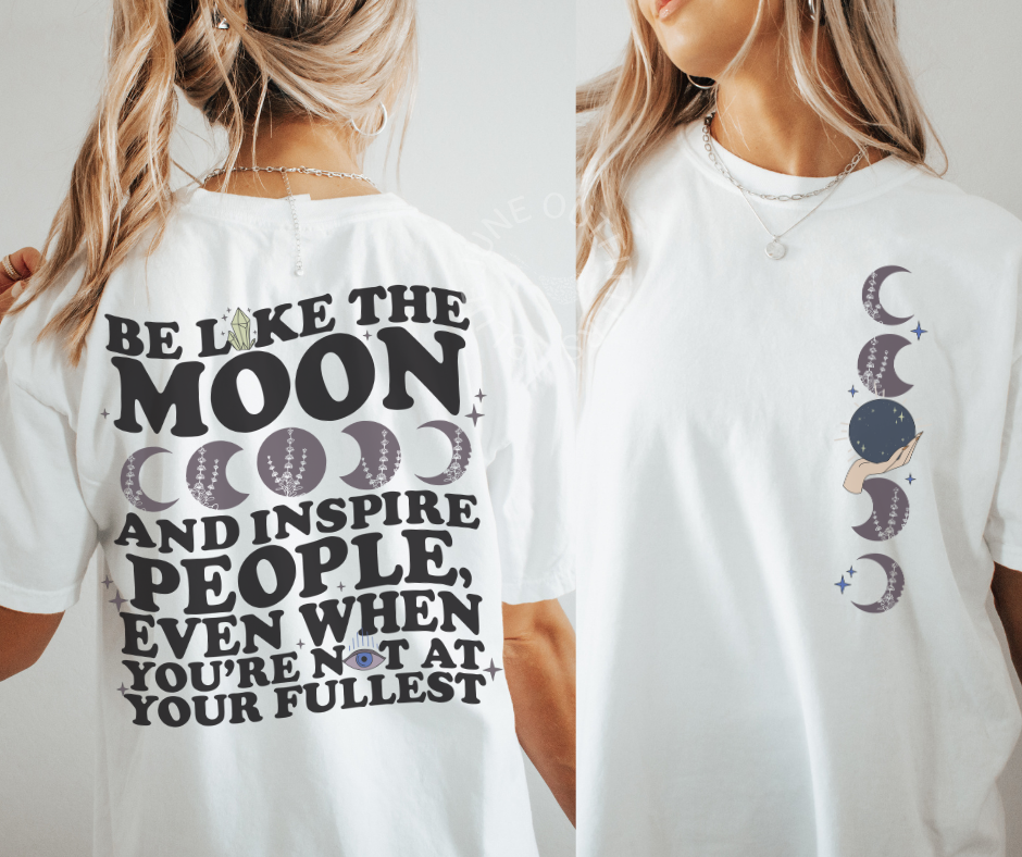 Be Like The Moon | Boho Inspirational Comfort Colors® Tee