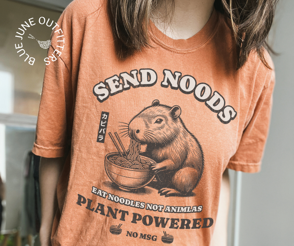 Send Noods | Funny Comfort Colors® Foodie Tee