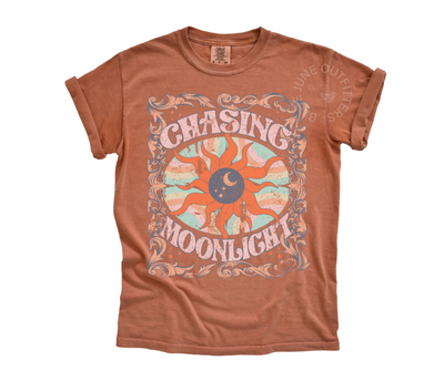 CHASING MOONLIGHT | RETRO BOHO CELESTIAL TEE