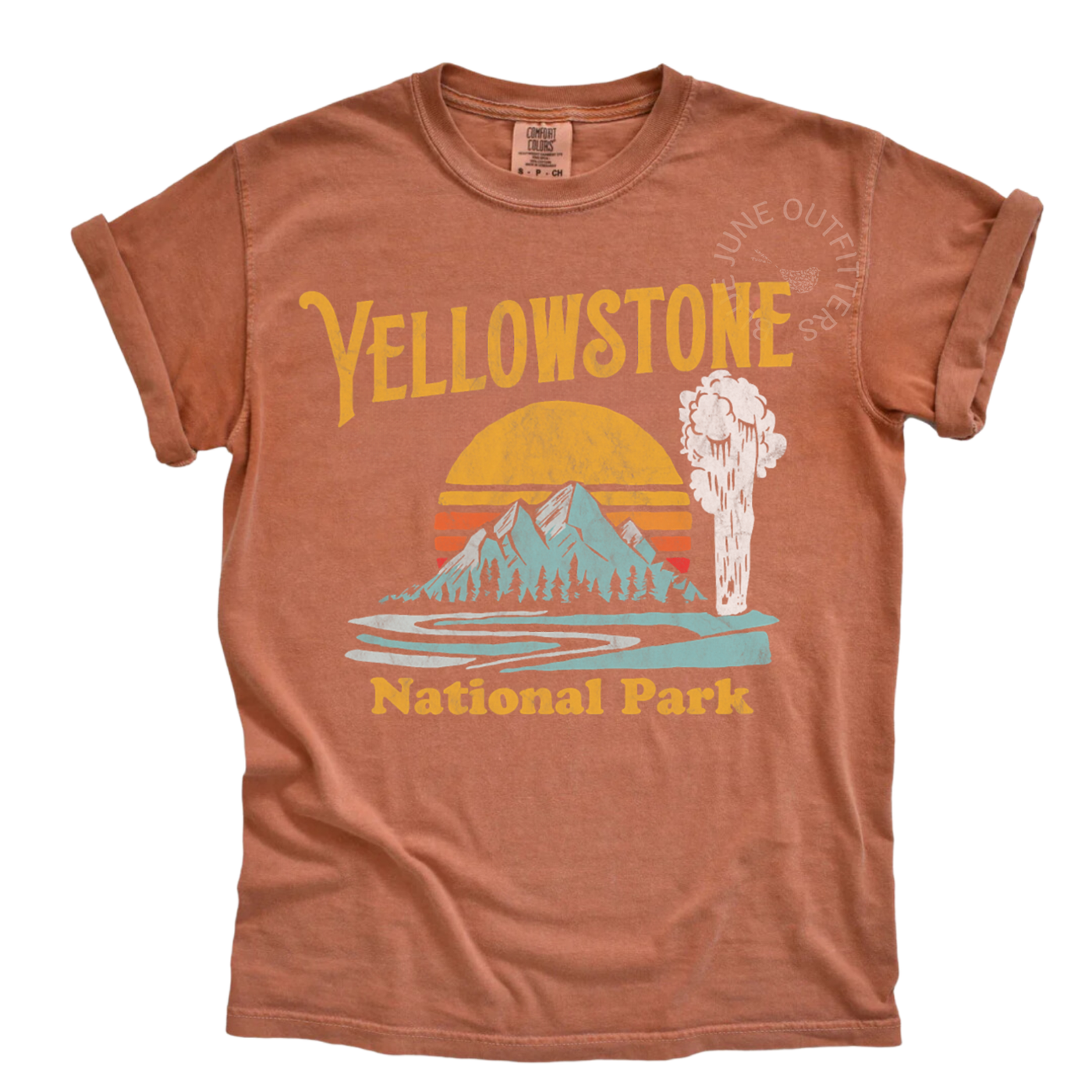 Yellowstone National Park Retro Graphic T-Shirt