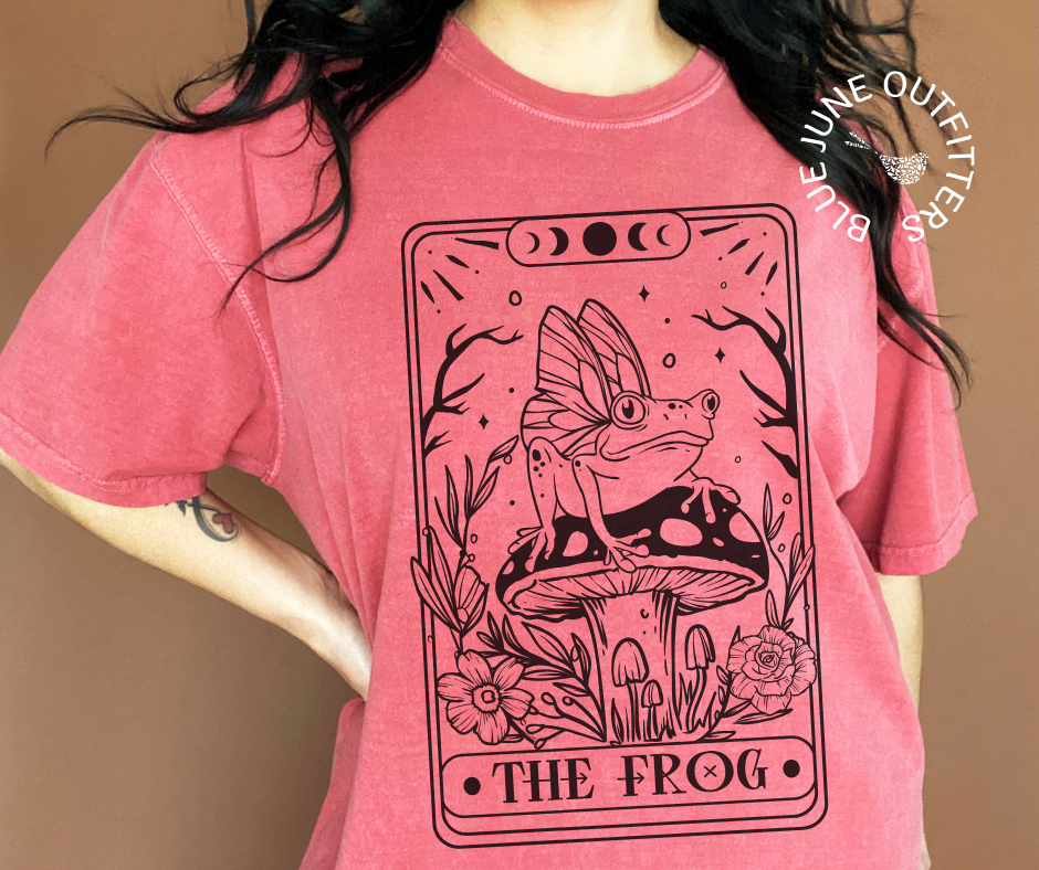 The Frog Tarot | Comfort Colors® Cottagecore Tee