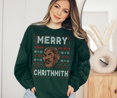 MERRY CHRITHMITH | FUNNY MIKE TYSON CHRISTMAS SWEATSHIRT