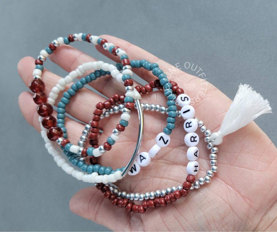 TEAM KAMALA | BEADED FRIENDSHIP BRACELETS SET OF 5