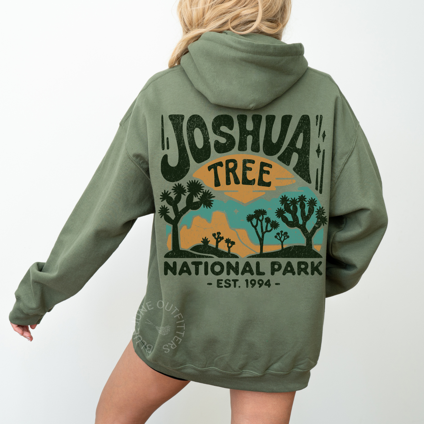 Joshua Tree Hoodie | Retro National Park Graphic Sweatshirt