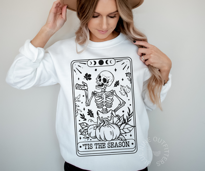 Tis The Season | Fall Skelly Tarot Sweatshirt