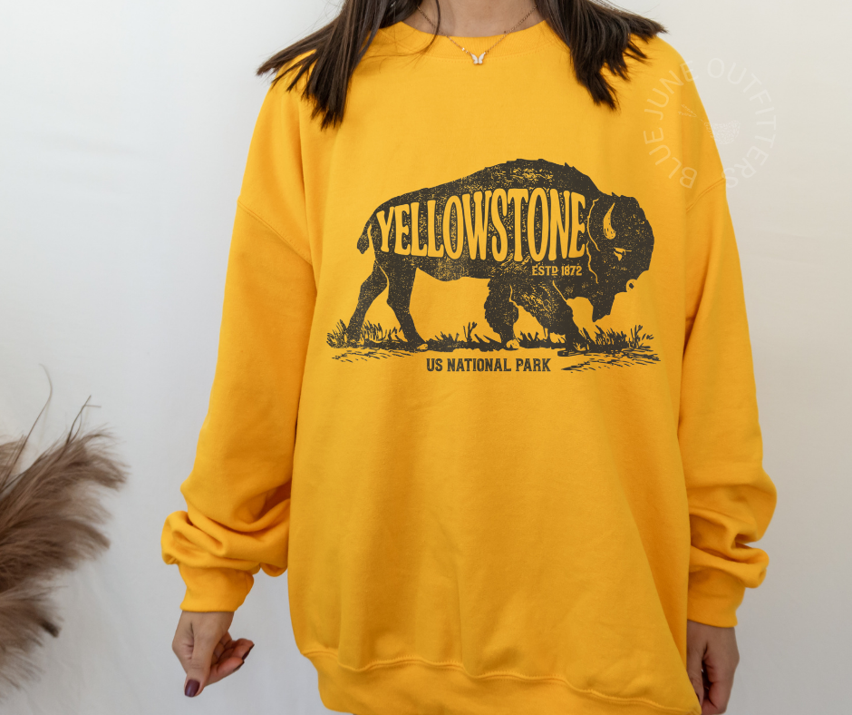 YELLOWSTONE NATIONAL PARK | BISON SWEATSHIRT