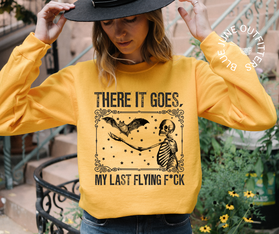 There Goes My Last Flying F*ck | Unisex Crewneck Sweatshirt