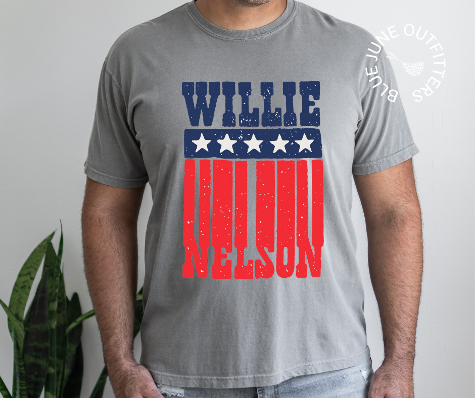 Willie USA | Comfort Colors® Country Rock Fourth of July Tee