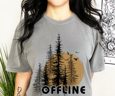 Offline Nature Tee | Comfort Colors® Camping Tee