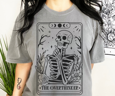 The Overthinker Skellie | Comfort Colors® Tarot Tee